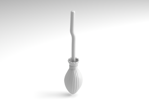 Witchs broom Figure 3D Printable Model 3Dプリントモデル