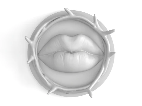 荆棘之吻人物 3D 打印模型 3D 打印模型