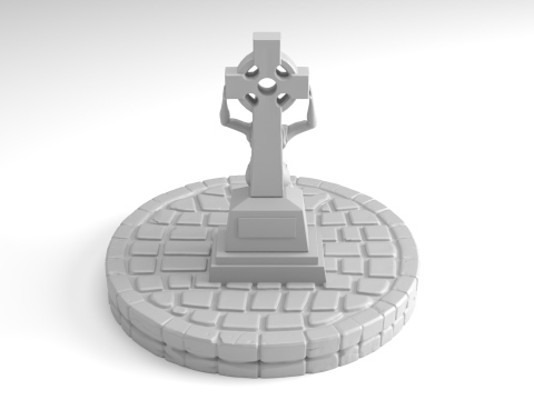Adult nun figure 3D Printable Model Modelo de Impressão 3D