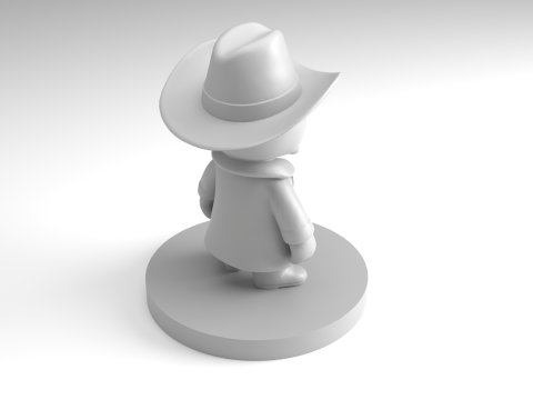 骷髅人人物 3D 可打印模型 3D 打印模型