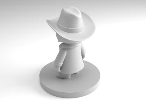 Skull Man Figure 3D Printable Model 3D Print Model