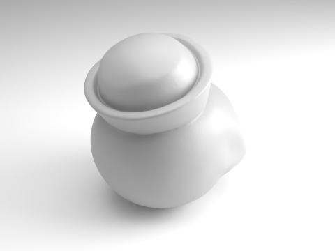 ナーススカルフィギュア 3D 印刷可能モデル 3Dプリントモデル