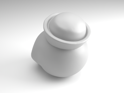 ナーススカルフィギュア 3D 印刷可能モデル 3Dプリントモデル