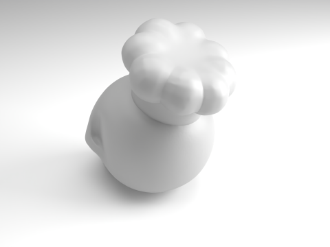 Figura Calavera de Chef Modelo imprimible en 3D Modelo de impresión 3D