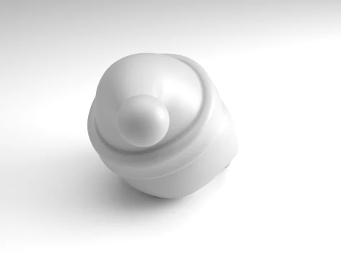 Christmas skull Figure 3D Printable Model 3D Print Model