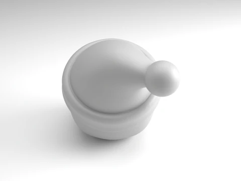 Christmas skull Figure 3D Printable Model 3D Print Model