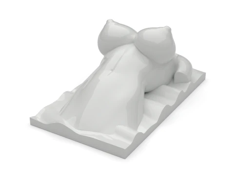 Kadın R&ouml;lyef Duvar Sanatı 3D Yazdırılabilir Model 3D Baskı Modeli