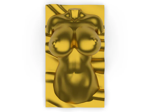 Kadın R&ouml;lyef Duvar Sanatı 3D Yazdırılabilir Model 3D Baskı Modeli