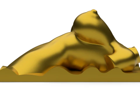 Kadın R&ouml;lyef Duvar Sanatı 3D Yazdırılabilir Model 3D Baskı Modeli