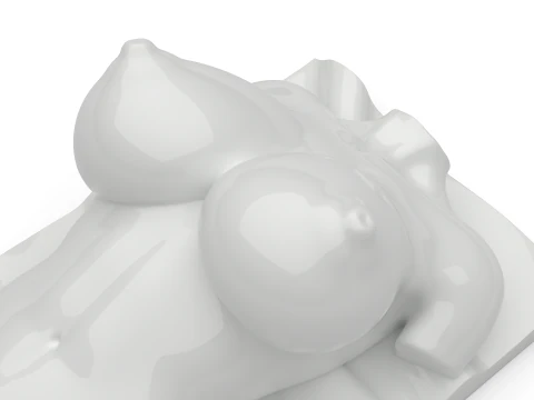 Kadın R&ouml;lyef Duvar Sanatı 3D Yazdırılabilir Model 3D Baskı Modeli