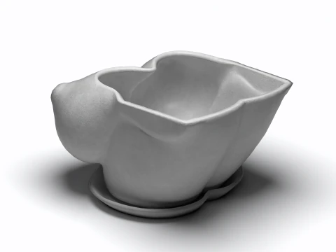 Этот горшок для женского торса представляет собой крупномасштабную 3D-печать. 3D Принт Модель