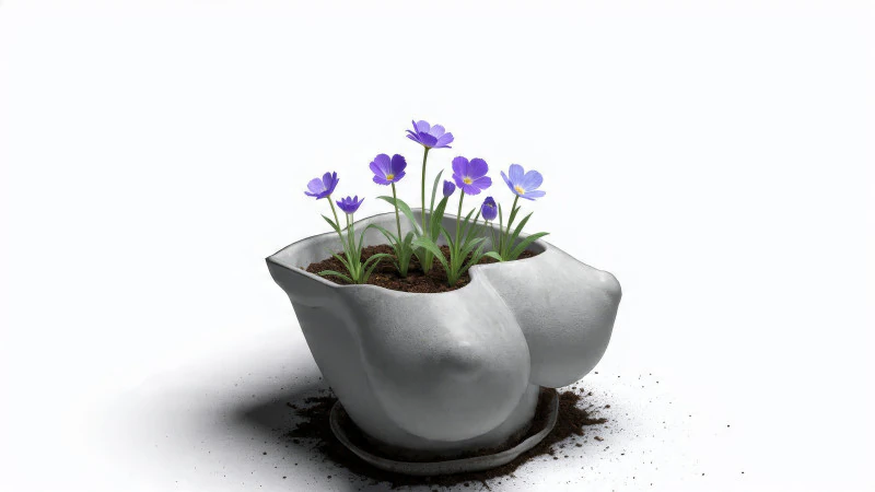 Этот горшок для женского торса представляет собой крупномасштабную 3D-печать. 3D Принт Модель .c4d .max .obj .3ds .fbx .stl .blend 