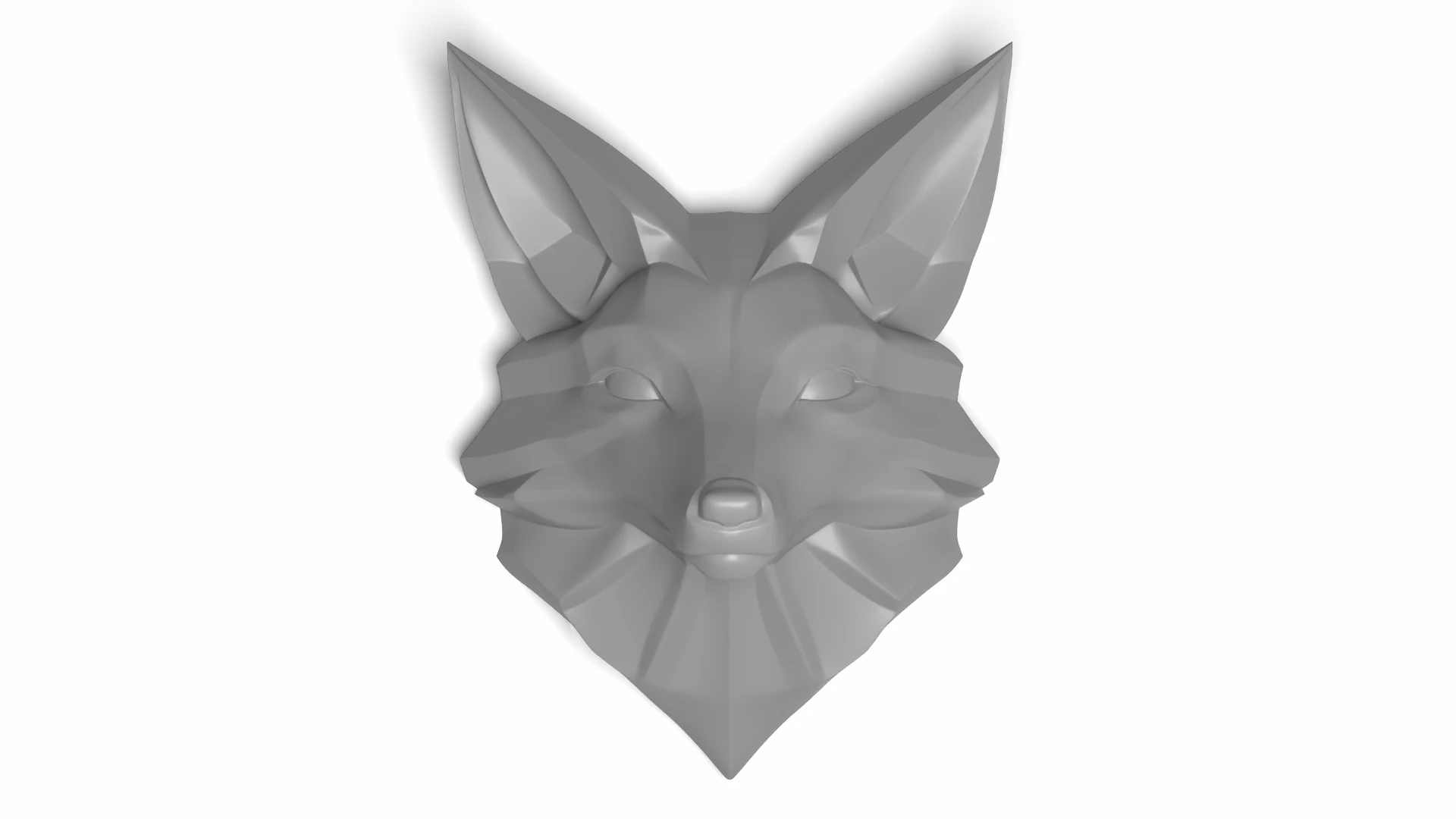 Raccoon Head Figure 3D Printable Model 3D Print Model .c4d .max .obj .3ds .fbx .stl .blend 