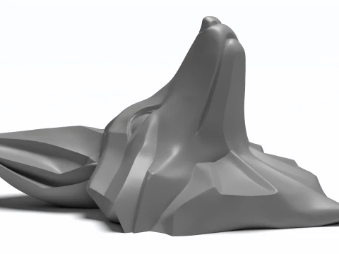 Raccoon Head Figure 3D Printable Model 3D Print Model