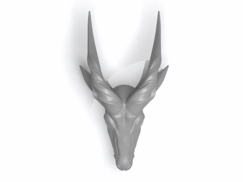 Deer Head Figure 3D Printable Model 3D Print Model