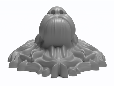 Lion Head Figure 3D Printable Model 3D Print Model