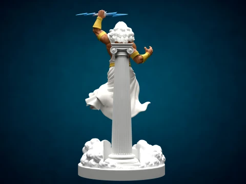 ゼウス オリンポス フィギュア - 3D 印刷可能モデル 3Dプリントモデル