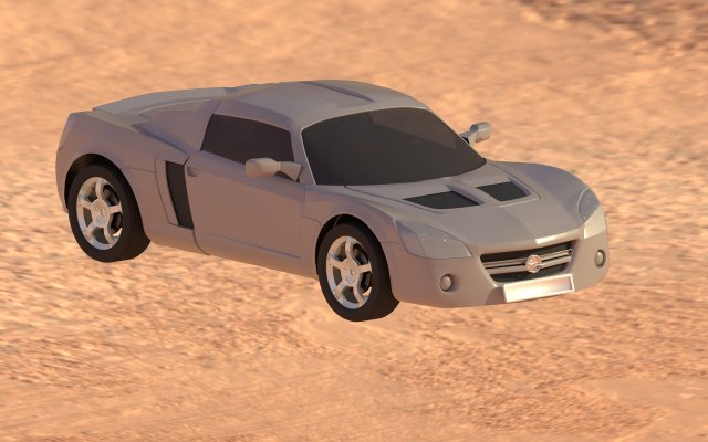 Opel speedster 3D Model .c4d .max .obj .3ds .fbx .stl .blend