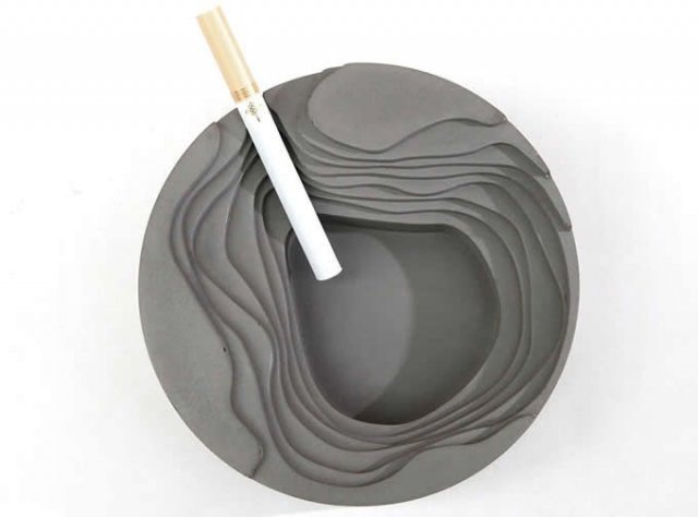 Geometry Concrete Cigar Cigarette 3D Model .c4d .max .obj .3ds .fbx .stl .blend