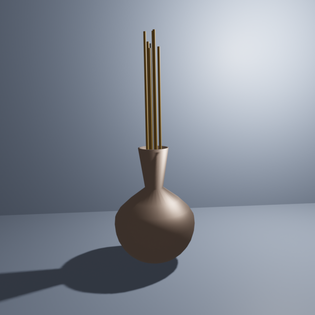 Vase with sticks 3Dモデル .c4d .max .obj .3ds .fbx .stl .blend 