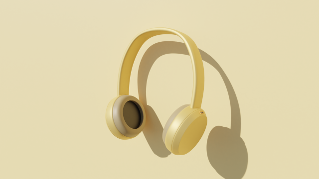 Headphones 3D Модель .c4d .max .obj .3ds .fbx .stl .blend 