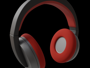Wireless Headphones 3D-Modell