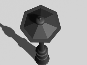 Farola de calle 3D Model