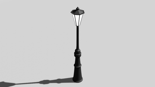 Farola de calle 3D Model .c4d .max .obj .3ds .fbx .stl .blend 