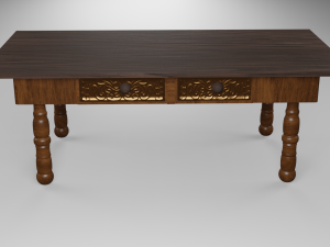 Mesa antigua Modelo 3D