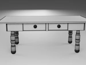 Mesa antigua 3D Model