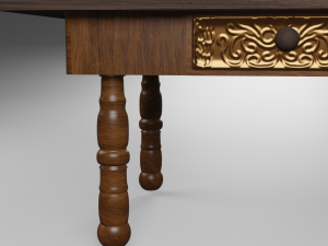 Mesa antigua 3D-Modell