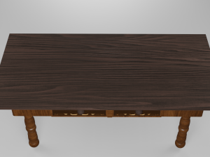 Mesa antigua 3D-Modell