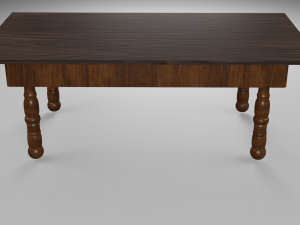Mesa antigua 3D-Modell