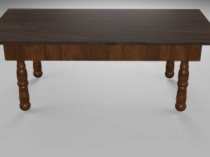 Mesa antigua 3D Model