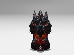 Dragon head sculpture 3D Model