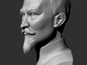 Bust of Dzerzhinsky 3D Print Model