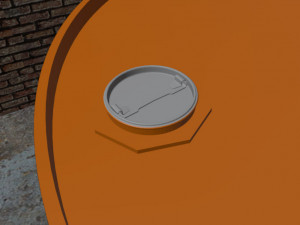 Set of 10 barrels 3D Model