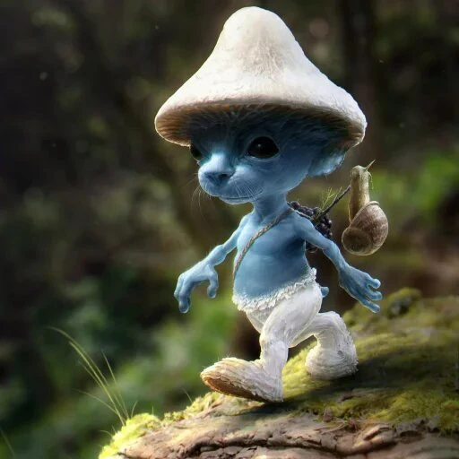 Magic gnome hat 3D Model .c4d .max .obj .3ds .fbx .stl .blend 