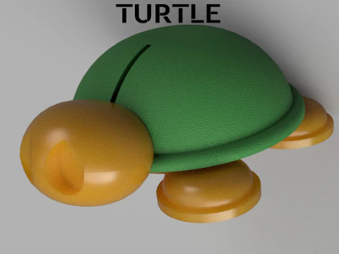 Magical Turtle Toy 3D 3D print model 3D Print Model