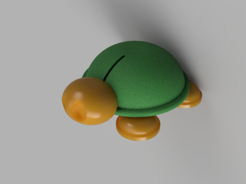 Magical Turtle Toy 3D 3D print model 3D Baskı Modeli
