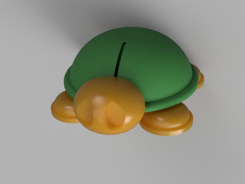 Magical Turtle Toy 3D 3D print model 3D Baskı Modeli