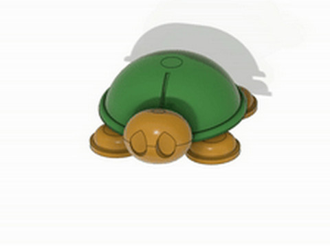 Magical Turtle Toy 3D 3D print model 3D Baskı Modeli