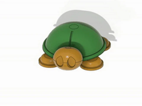 Magical Turtle Toy 3D 3D print model 3D Print Model