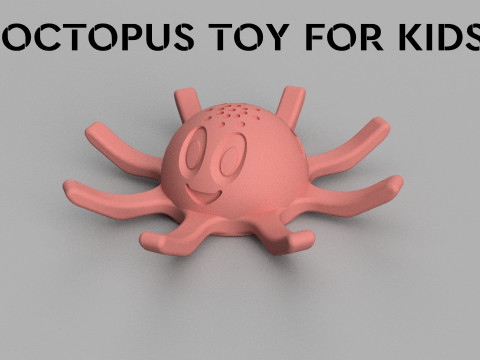octopus TOY FOR KIDS 3D print model Modèles 3D en vedette
