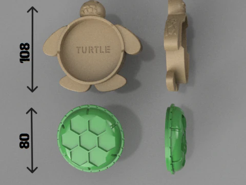 MAGIC TURTLE TOY-CASKET FOR KIDS 3D print model 3D Print Model