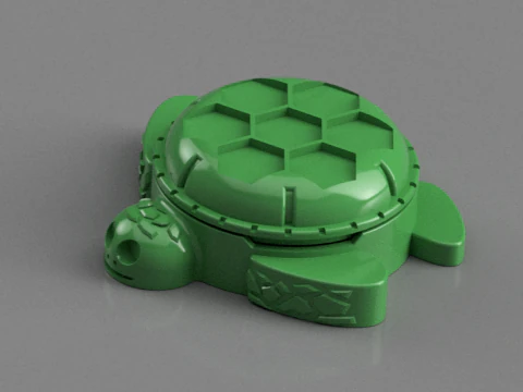 MAGIC TURTLE TOY-CASKET FOR KIDS 3D print model 3D Print Model