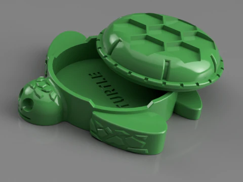 MAGIC TURTLE TOY-CASKET FOR KIDS 3D print model 3D Print Model