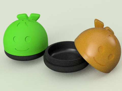 Baby Whale Bath Toys Box for Kids 3D 3D print model 3D Print Model