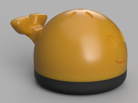 Baby Whale Bath Toys Box for Kids 3D 3D print model Model do druku 3D