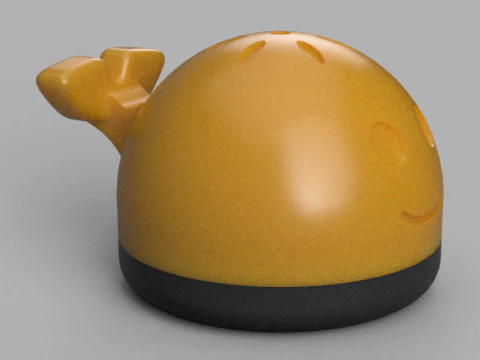 Baby Whale Bath Toys Box for Kids 3D 3D print model 3D Print Model